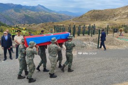 Remains of First Karabakh War martyr Jumshud Mammadov laid to rest in Lachin - PHOTO 