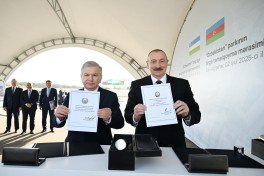 President Ilham Aliyev gave interview to Uzbekistan National News Agency
