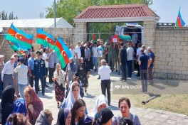 Remains of Vagif Maharramov, missing martyr of First Karabakh War, buried in Neftchala - PHOTO 