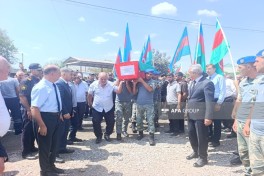 Remains of missing martyr of First Karabakh War Murshud Narimanov buried in Imishli - PHOTO 
