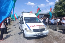 Remains of missing martyr of First Karabakh War Murshud Narimanov buried in Imishli - PHOTO 