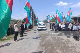 Remains of missing martyr of First Karabakh War Murshud Narimanov buried in Imishli - PHOTO 