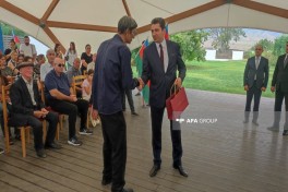 Resettlement convoys arrive in Khankendi, Khojaly and Aghdara, families receive keys - UPDATED  - PHOTO 