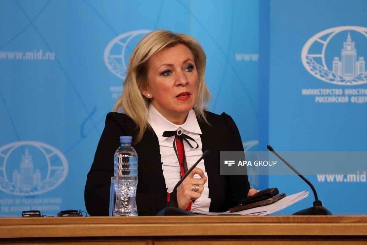 Russian Foreign Ministry spokesperson Maria Zakharova