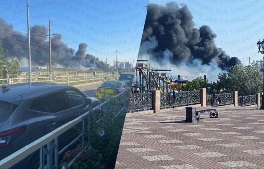 Seaport in Yeysk came under attack from drones