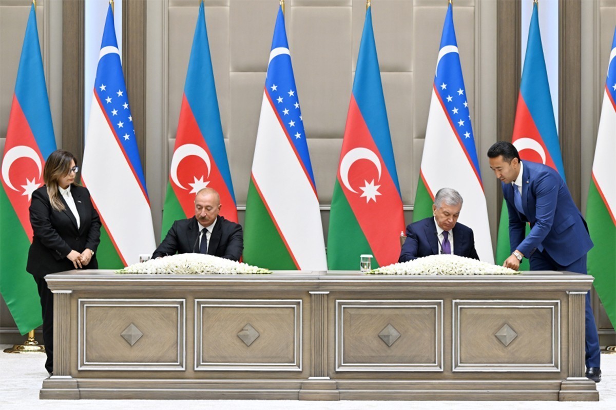 Signing and exchange ceremony of Azerbaijan-Uzbekistan documents held in Tashkent -PHOTO 