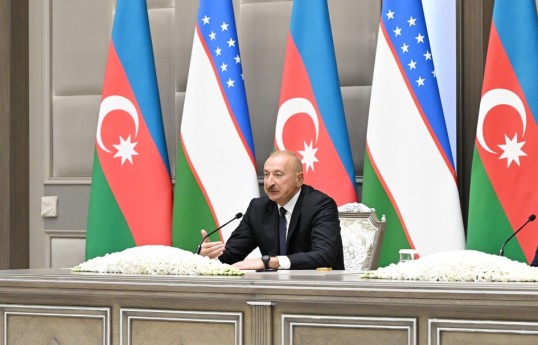 President Ilham Aliyev: I would like to highlight Shavkat Mirziyoyev’s special role in attracting investment to Karabakh