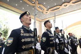 Official welcoming ceremony held for President Ilham Aliyev in Tashkent-PHOTO 