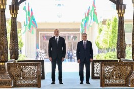 Official welcoming ceremony held for President Ilham Aliyev in Tashkent-PHOTO 