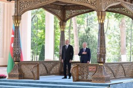 Official welcoming ceremony held for President Ilham Aliyev in Tashkent-PHOTO 
