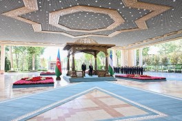Official welcoming ceremony held for President Ilham Aliyev in Tashkent-PHOTO 