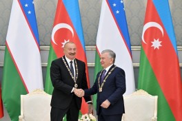 Award ceremony for Presidents of Azerbaijan and Uzbekistan held in Tashkent-VIDEO 