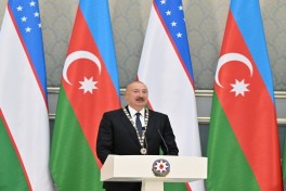 Award ceremony for Presidents of Azerbaijan and Uzbekistan held in Tashkent-VIDEO 