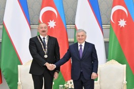 Award ceremony for Presidents of Azerbaijan and Uzbekistan held in Tashkent-VIDEO 