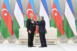 Award ceremony for Presidents of Azerbaijan and Uzbekistan held in Tashkent-VIDEO 