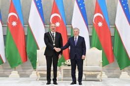 Award ceremony for Presidents of Azerbaijan and Uzbekistan held in Tashkent-VIDEO 