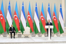 Award ceremony for Presidents of Azerbaijan and Uzbekistan held in Tashkent-VIDEO 