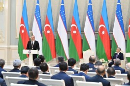 Award ceremony for Presidents of Azerbaijan and Uzbekistan held in Tashkent-VIDEO 