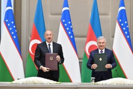 Signing and exchange ceremony of Azerbaijan-Uzbekistan documents held in Tashkent -PHOTO 