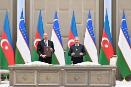 Signing and exchange ceremony of Azerbaijan-Uzbekistan documents held in Tashkent -PHOTO 