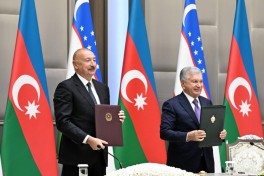 Signing and exchange ceremony of Azerbaijan-Uzbekistan documents held in Tashkent -PHOTO 
