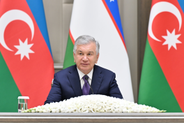 Presidents of Azerbaijan and Uzbekistan delivered press statements