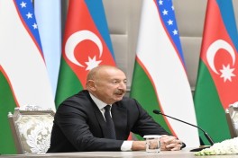 Presidents of Azerbaijan and Uzbekistan delivered press statements