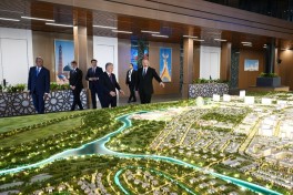 President Ilham Aliyev familiarized himself with “New Tashkent” — Uzbekistan’s largest urban development project