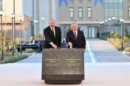 Foundation stone laid for “Azerbaijan” Park in New Tashkent