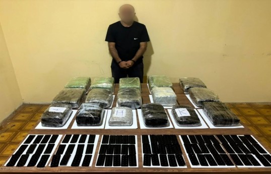Azerbaijan prevents large-scale drug smuggling from Iran, three detained