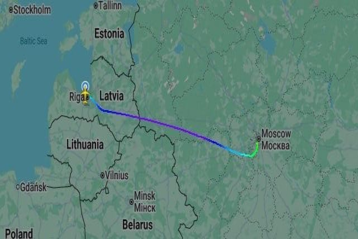 US Air Force aircraft lands at Moscow’s Vnukovo Airport