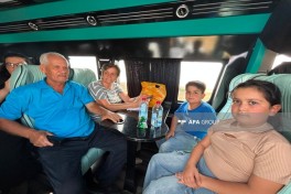 Next relocation convoy arrives in Khojavand, residents receive keys to apartments - UPDATED-1  - PHOTO 