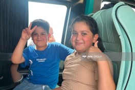 Next relocation convoy arrives in Khojavand, residents receive keys to apartments - UPDATED-1  - PHOTO 