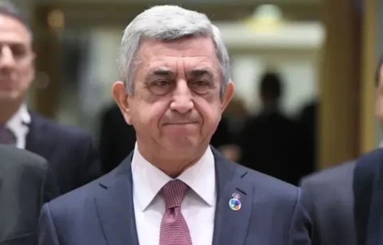 Former Armenian President Serzh Sargsyan