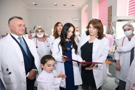 First Vice-President Mehriban Aliyeva visited Scientific Research Institute of Pediatrics