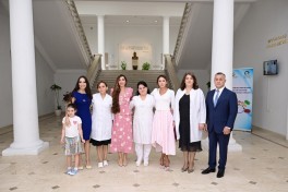 First Vice-President Mehriban Aliyeva visited Scientific Research Institute of Pediatrics