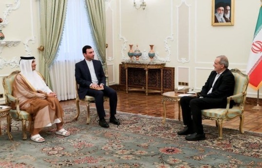 Pezeshkian tells Qatar PM Iran will not bow to US pressure