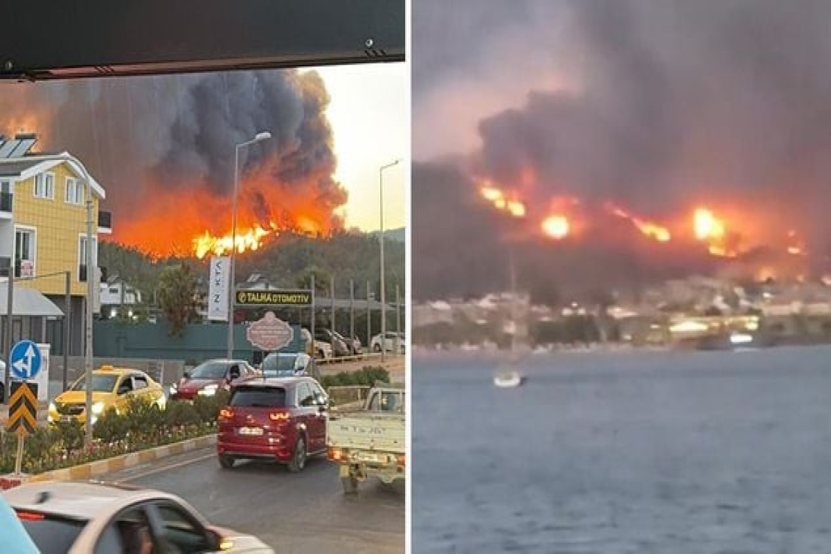 Hürriyet: Wildfire in Fethiye brought under control