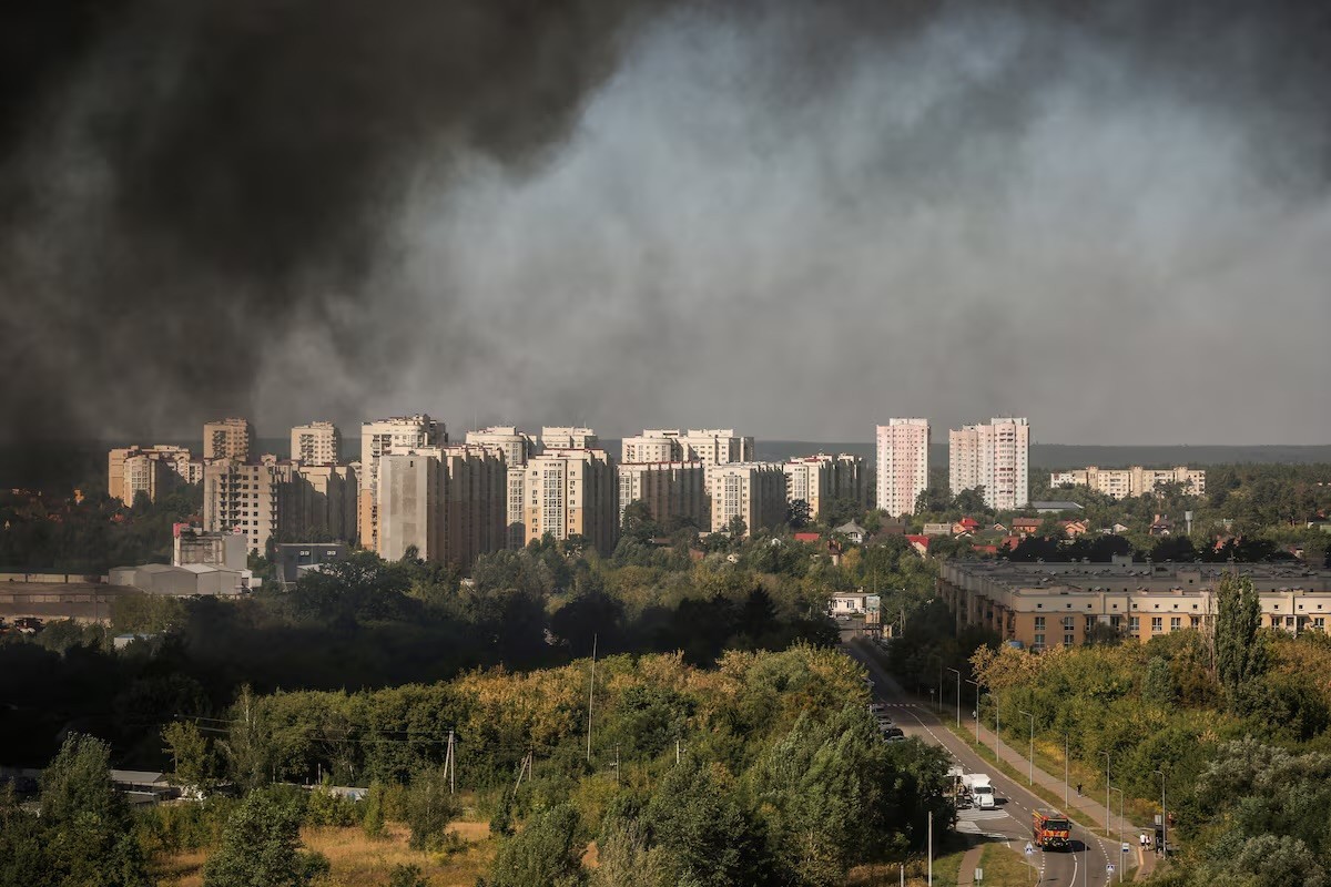 Russian strike on Kyiv-area ammunition depot triggers blast, killing 37