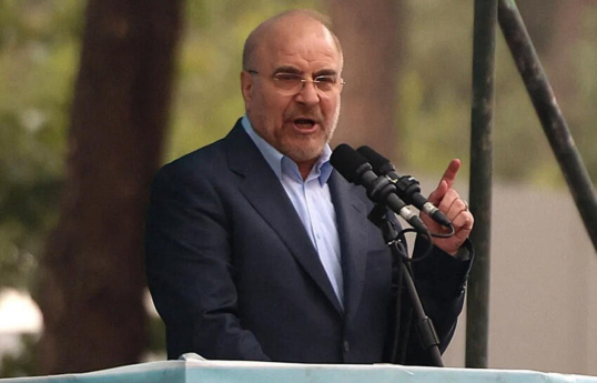 Iranian parliament speaker and top negotiator Mohammad Bagher Ghalibaf