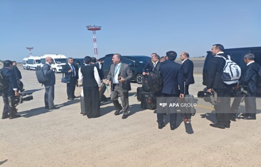 Azerbaijani journalists arrive in Bishkek to cover SCO summit - PHOTO 