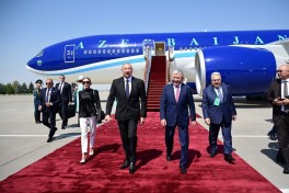 President of Azerbaijan Ilham Aliyev arrived in Kyrgyzstan on working visit - PHOTO  - VIDEO 