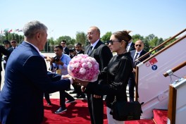President of Azerbaijan Ilham Aliyev arrived in Kyrgyzstan on working visit - PHOTO  - VIDEO 