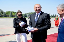 President of Azerbaijan Ilham Aliyev arrived in Kyrgyzstan on working visit - PHOTO  - VIDEO 