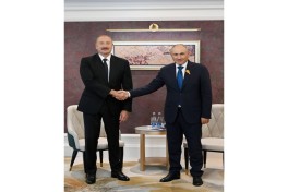 President of Azerbaijan Ilham Aliyev’s meeting with Prime Minister of Armenia commences in Bishkek - PHOTO  - VIDEO  - UPDATED 