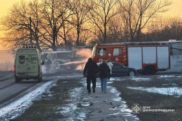 At least 15 killed as Russian drone hits miners’ bus in central Ukraine