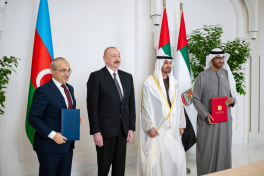 President Ilham Aliyev met with President of the United Arab Emirates in Abu Dhabi