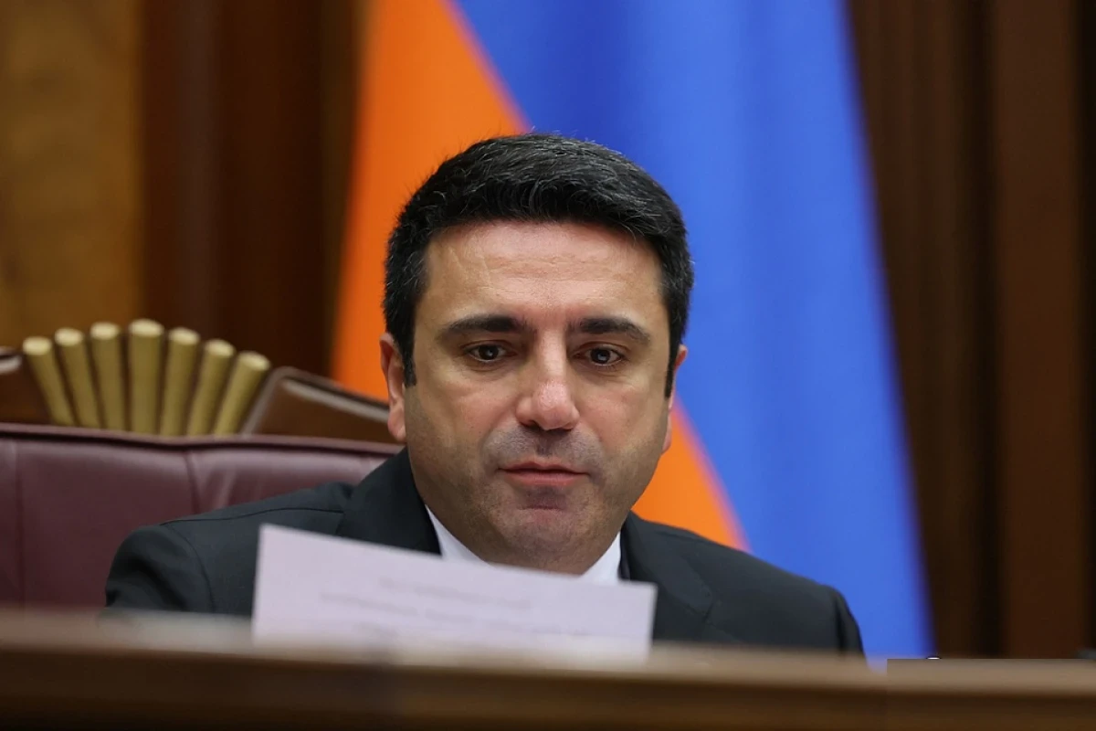 Armenian Parliament Speaker Alen Simonyan