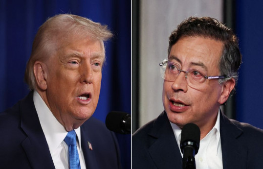 Donald Trump, US President and Colombian President Gustavo Petro