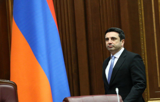 Armenian Parliament Speaker Alen Simonyan 